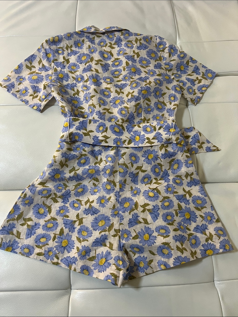 Zara Linen Romper Sz M - Picture 12 of 12